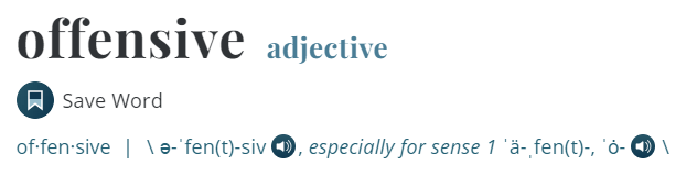 offensive